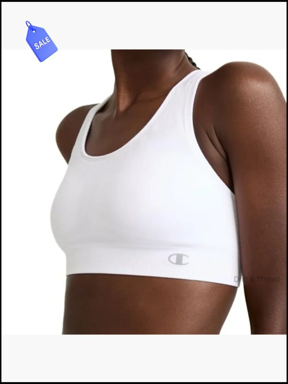 Moderate Support Racerback Sports Bra Seamless Moisture Wicking
